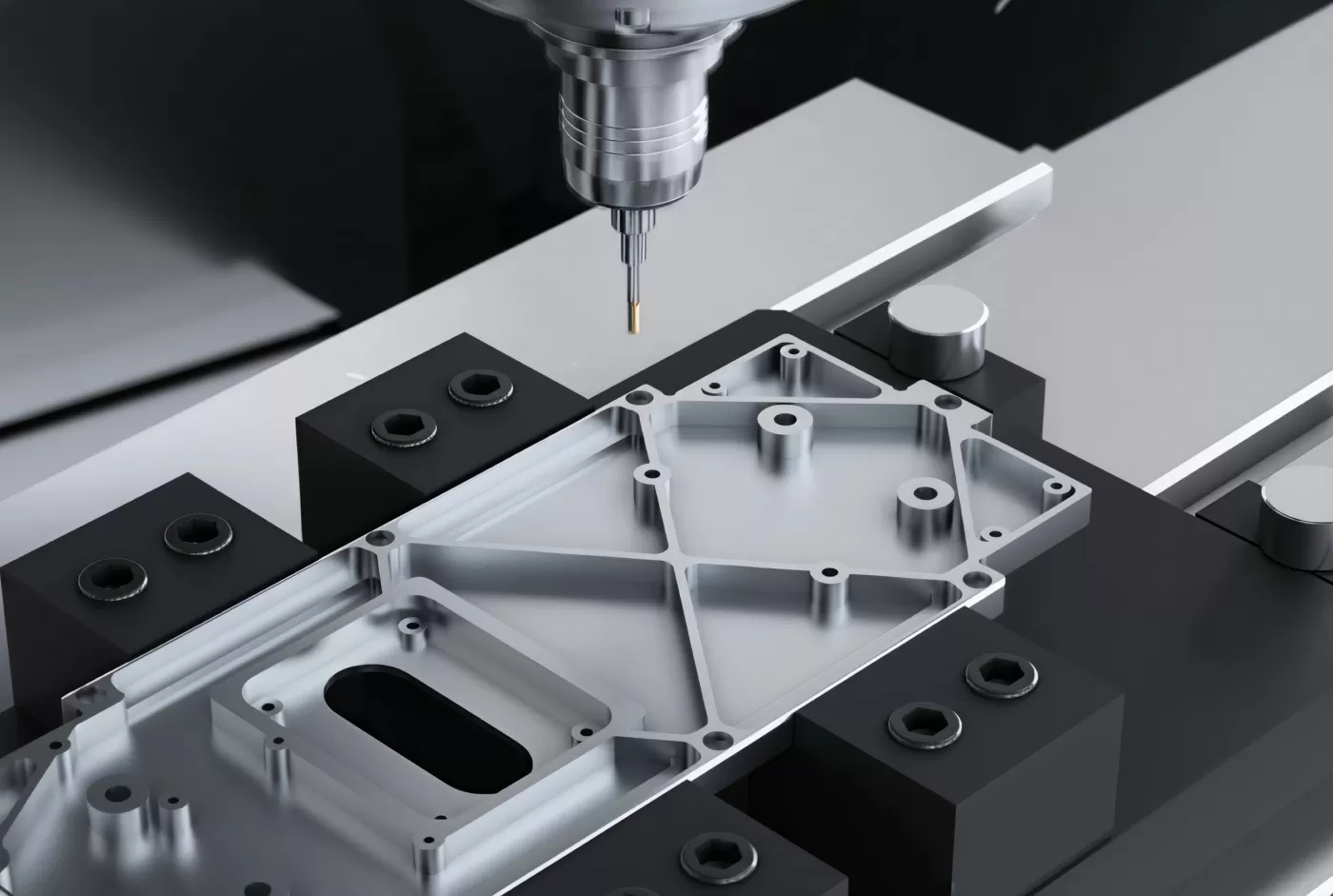 Semi-Finishing of robot components