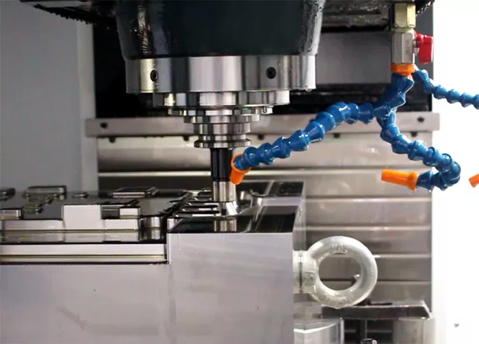 แผนภาพคุณลักษณะโครงสร้างของ vertical machining center