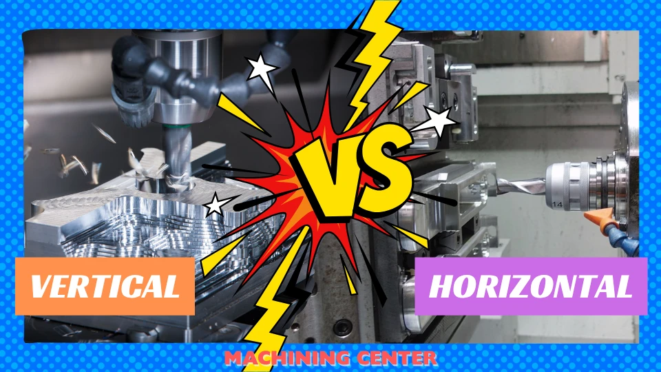 Horizontal vs vertical machining centers