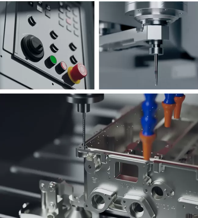 คุณสมบัติของศูนย์เครื่องจักรกลแนวตั้ง